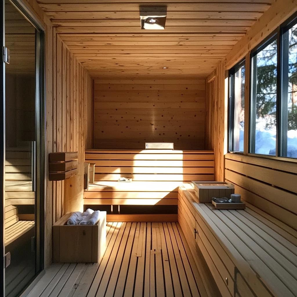 Kontejnerová sauna - realizace 5