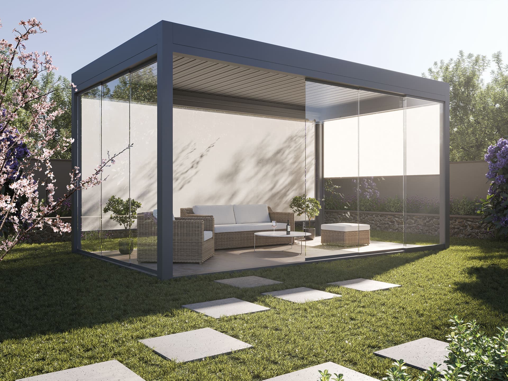 Co je to bioklimatická pergola a proč ji chtít na své terase?