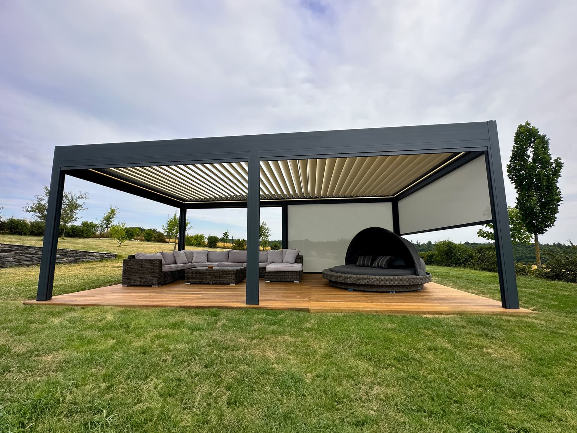 Bioklimatická pergola Olbramovice